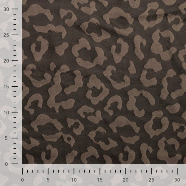 Doubleface Viskose Gemisch - Leo - brown