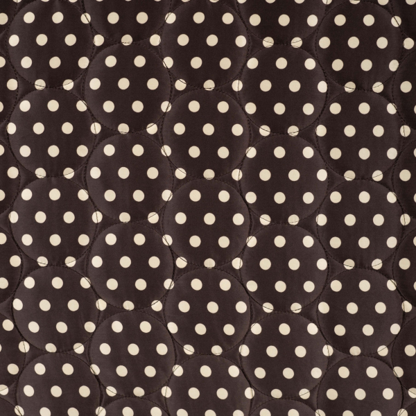 Steppstoff - Jackenstepper - Classic Dots - brown/natural