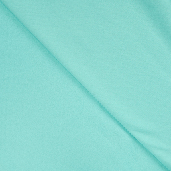 Sweat - brushed - uni - aqua