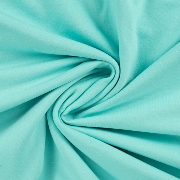 Sweat - brushed - uni - aqua