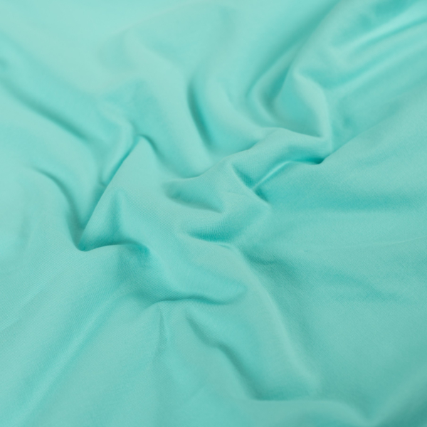 Sweat - brushed - uni - aqua