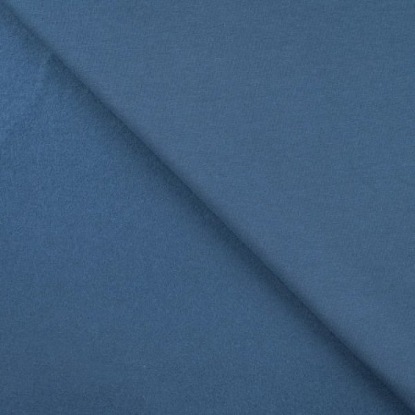 Sweat - brushed - uni - denim