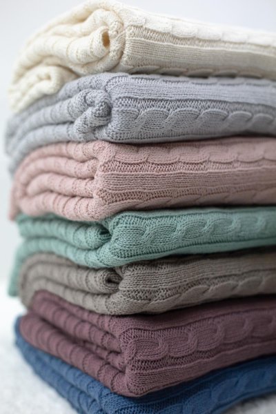 RESTSTÜCK 1,10m!!! - Zopfstrick - Sophie - uni mauve - Swafing