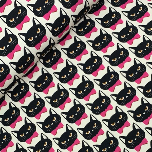 Bio Sweat - Meow - Col. 03 naturweiss - Bling Bling - Hamburger Liebe - Albstoffe