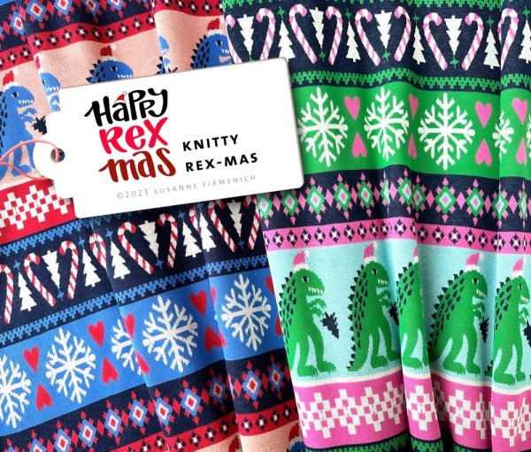 Bio Jacquard - Knitty REXmas - Col. 1 green - REXmas - Hamburger Liebe - Albstoffe