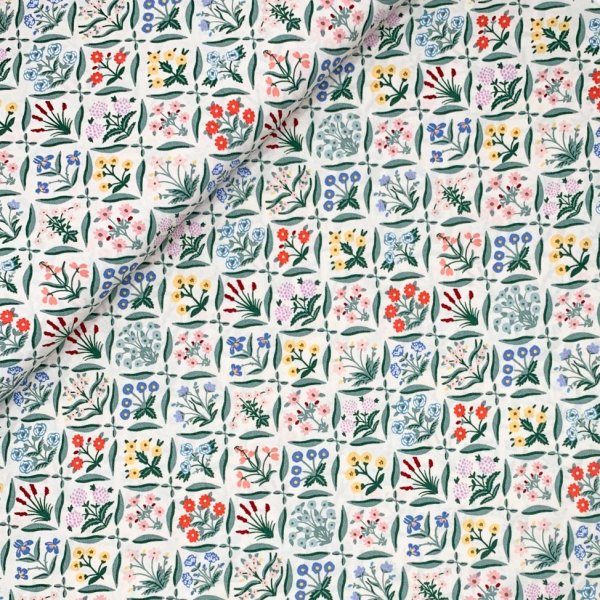 Viskose - Estee - cream - Vintage Garden by Rifle Paper Co.