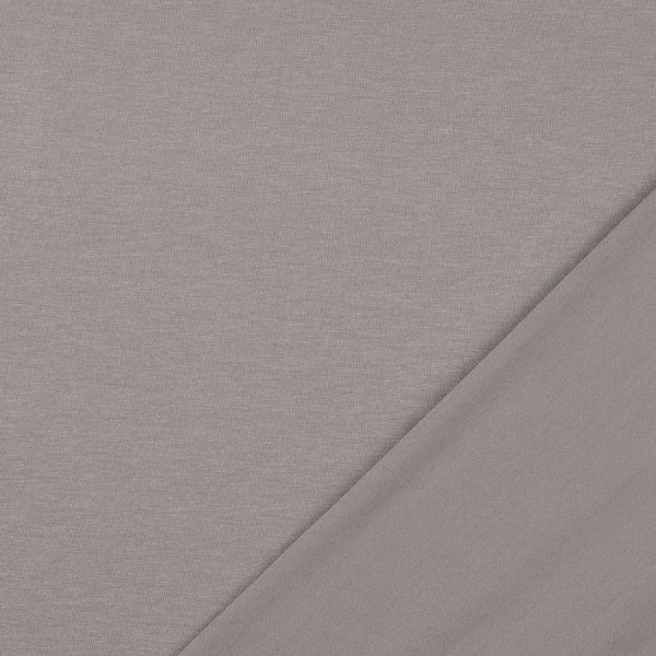 Viskosejersey - uni - hellgrau