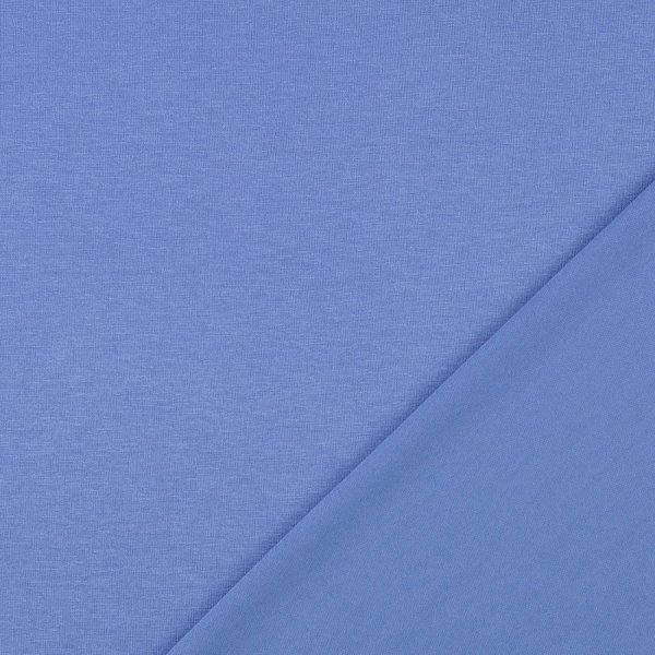 Viskosejersey - uni - jeansblau