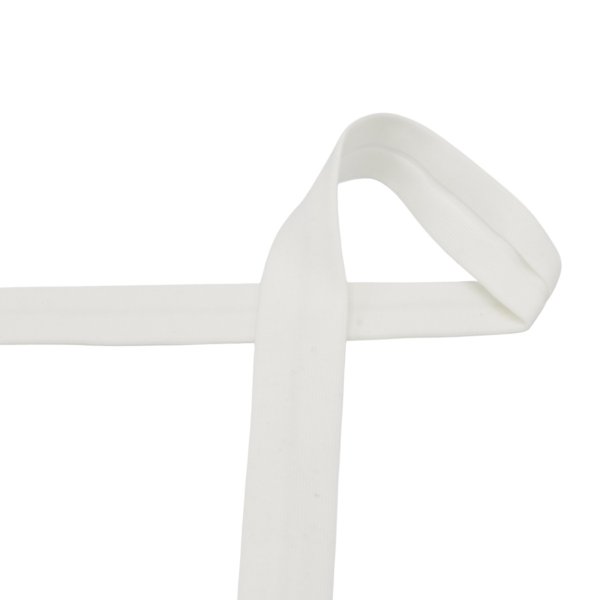 Jersey Schrägband - elastisch - 20mm - ecru