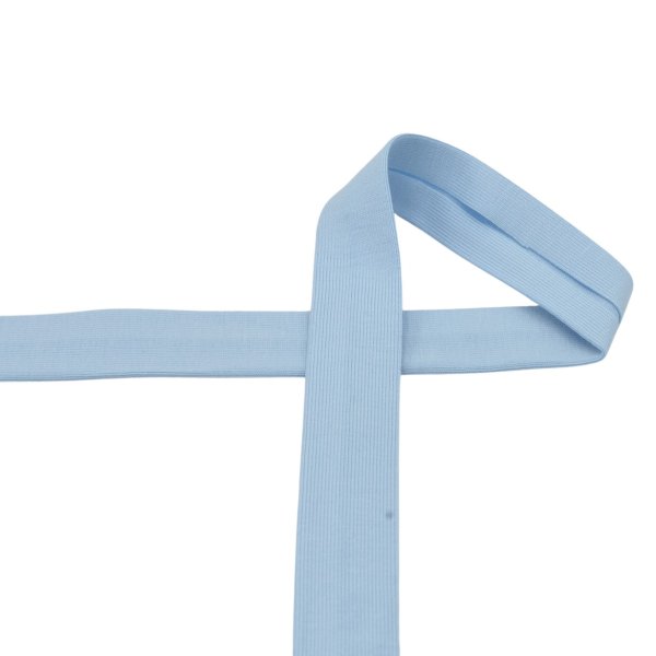Jersey Schrägband - elastisch - 20mm - hellblau