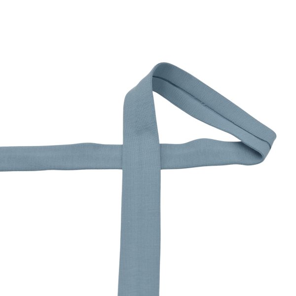 Jersey Schrägband - elastisch - 20mm - dusty blue