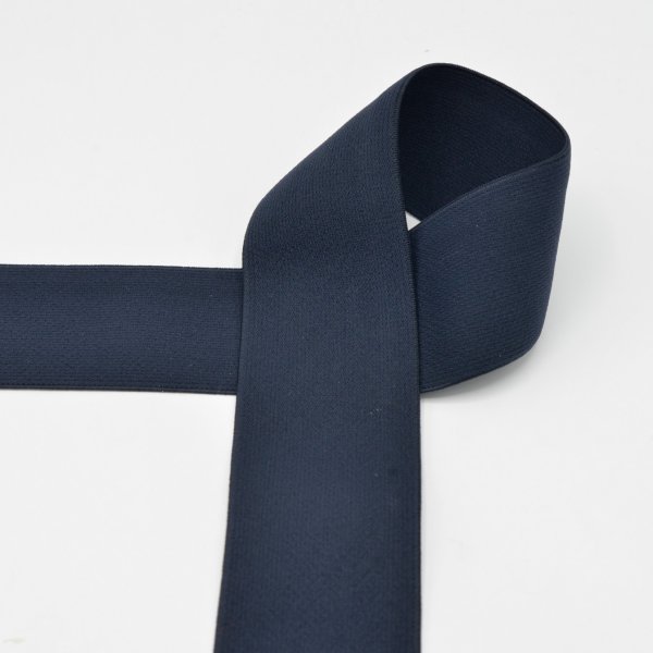 Gummiband - 40mm - uni - marine