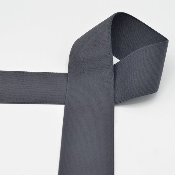 Gummiband - 40mm - uni - anthrazit