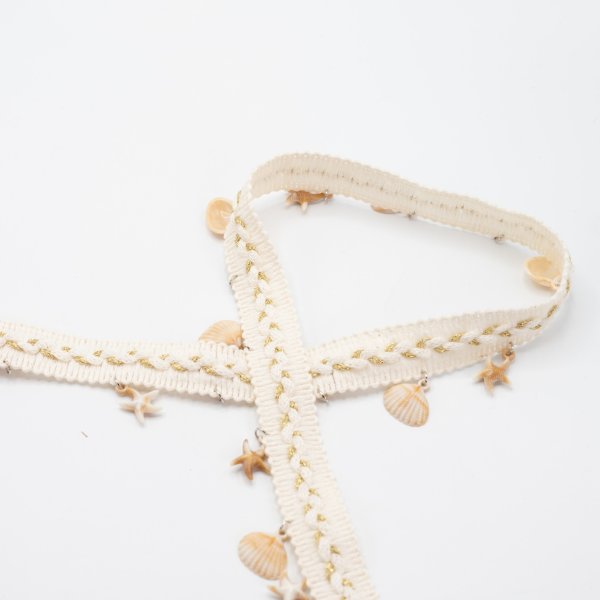 Muschelborte - Queenie - 45mm - natur