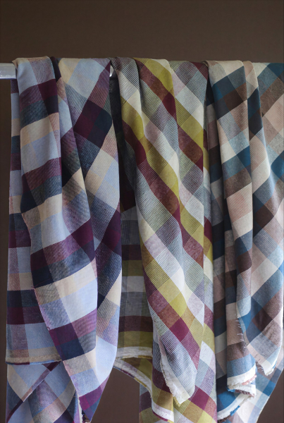 Struktur Baumwollstoff - Woodland Check - axis - Mind the Maker