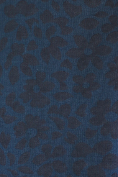 Baumwoll Jacquard - gewebt - Aster Bloom - pond/mocha - meetMilk