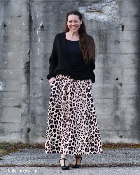 RESTSTÜCK 0,90m !!! - Viskose - Leo klein - camel - Geoluxe by Ki-ba-doo - Swafing