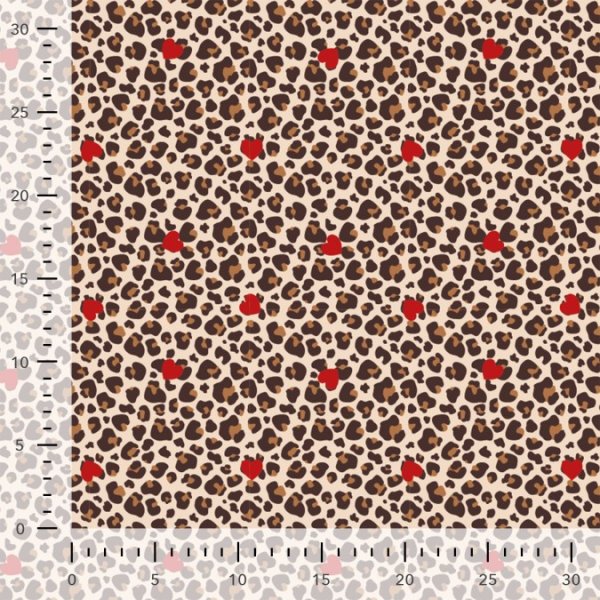 Jersey - Heart Leo - brown/sand