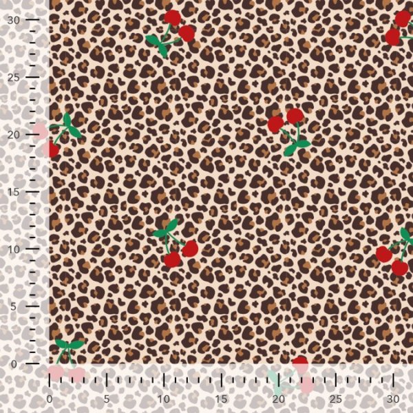 Jersey - Cherry Leo - brown/sand