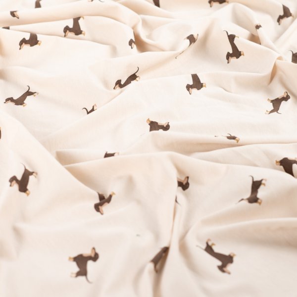 Jersey - Dackel - beige