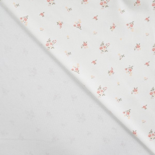 Rib Jersey - Emilia Bloom - ecru
