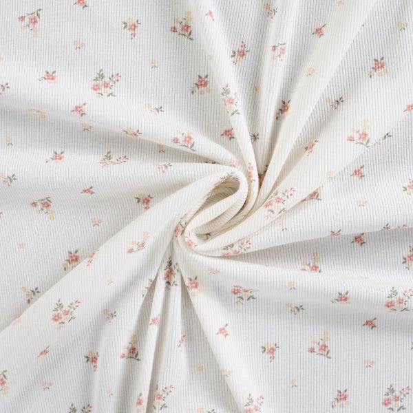 Rib Jersey - Emilia Bloom - ecru