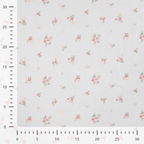 Rib Jersey - Emilia Bloom - ecru