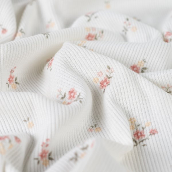 Rib Jersey - Emilia Bloom - ecru