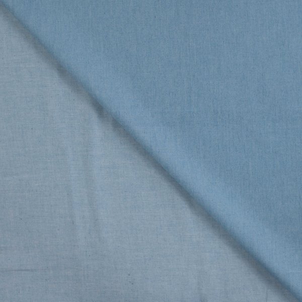 Baumwoll Denim - uni - light blue