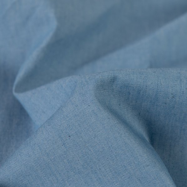 Baumwoll Denim - uni - light blue