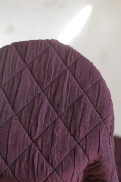 Steppstoff - Karla - mulberry/black - Mind the Maker
