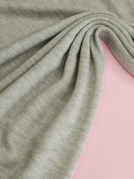 Merino Strick Jersey mit TENCEL™ - Miles - sage melange - MeetMilk