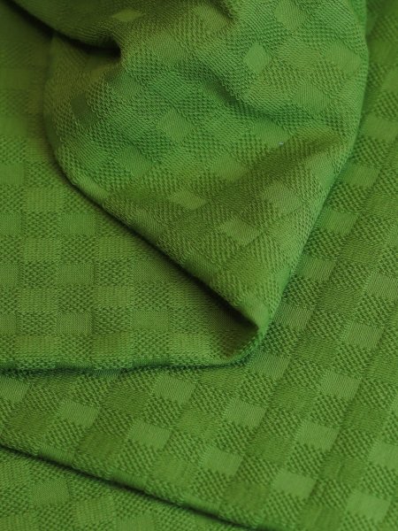 Bio Jacquard Jersey - Chess Knit - evergreen - Mind the Maker