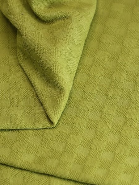 Bio Jacquard Jersey - Chess Knit - mellow moss - Mind the Maker
