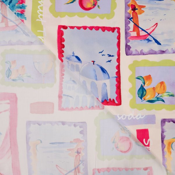 Viskose Popeline - Seasonal Elegance - multicolor