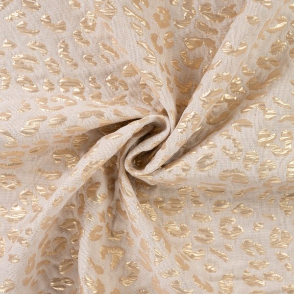 Leinen Jacquard - Elijah Leo - sand/gold
