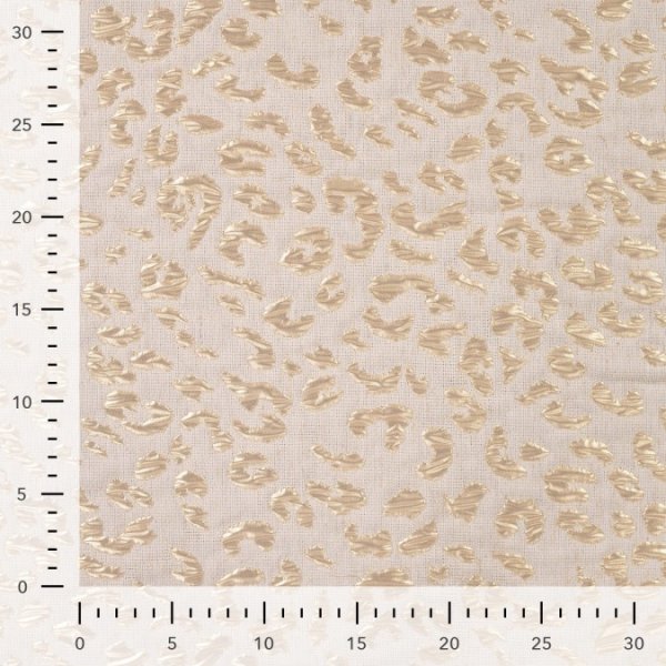 Leinen Jacquard - Elijah Leo - sand/gold