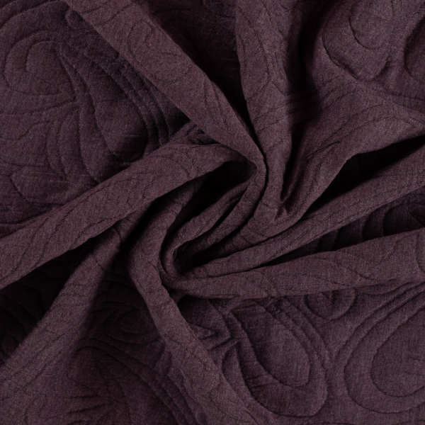 Jacquard - Paisley - 3D - mauve