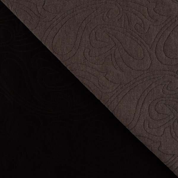 Jacquard - Paisley - 3D - dusty brown
