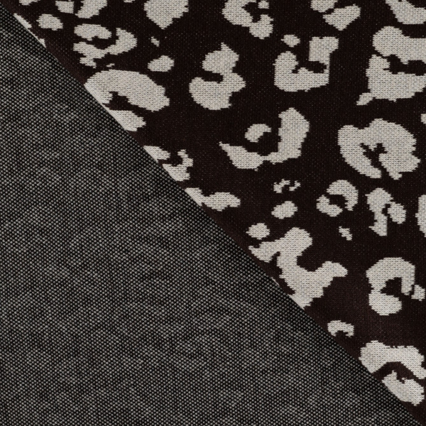 Heavy Jacquard - Leopard - dark brown