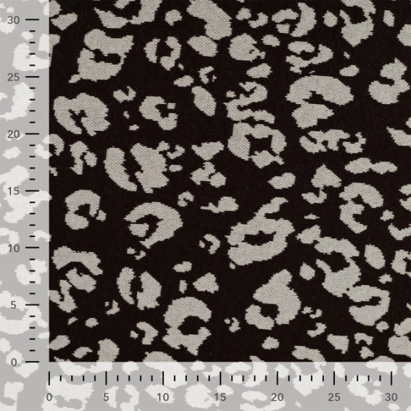 Heavy Jacquard - Leopard - dark brown