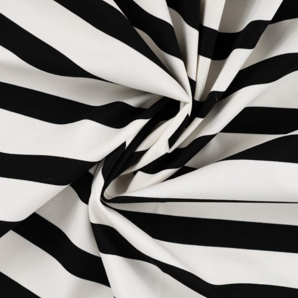 Punta di Roma - Small Stripes - black