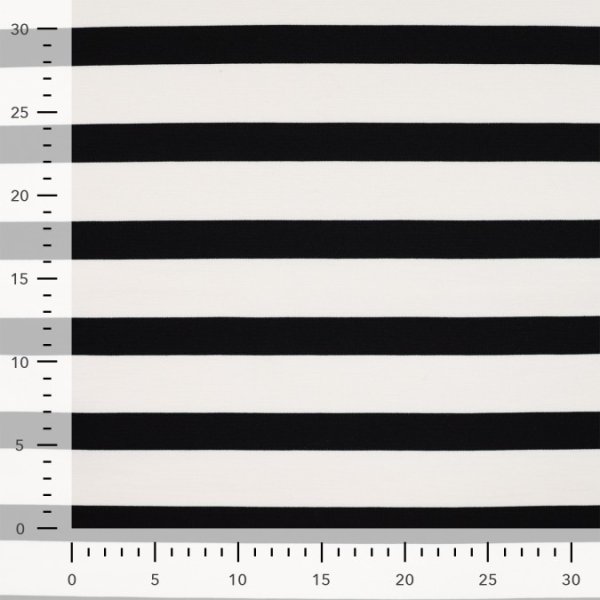 Punta di Roma - Small Stripes - black
