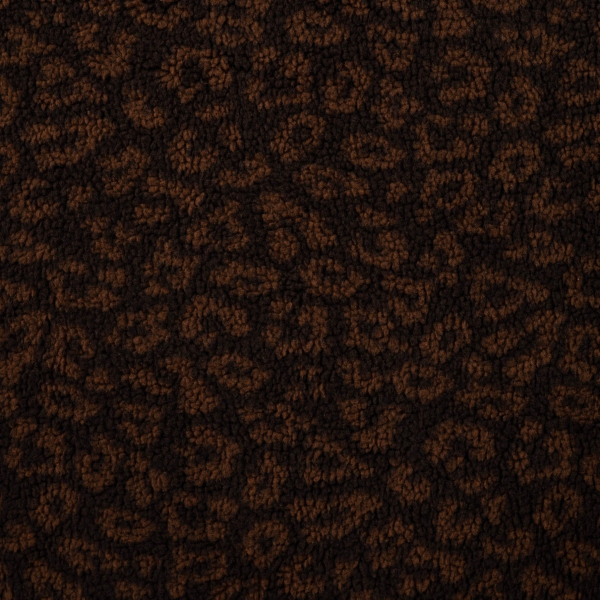 Teddy Plüsch - Mantelstoff - Luuk Leo - dark brown/brown