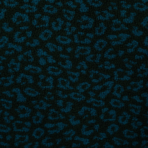 Teddy Plüsch - Mantelstoff - Luuk Leo - dark green/petrol