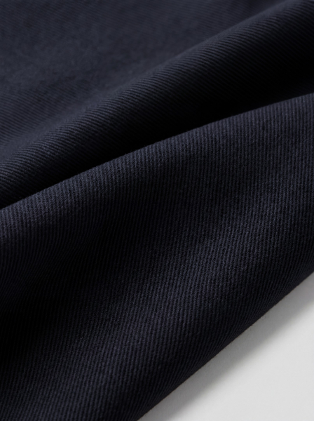 Baumwoll Twill mit TENCEL™ Lyocell - Riva - dark navy - meetMilk