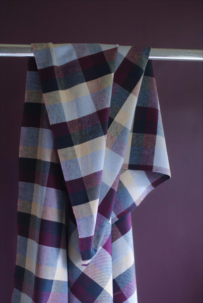 Struktur Baumwollstoff - Woodland Check - vero - Mind the Maker