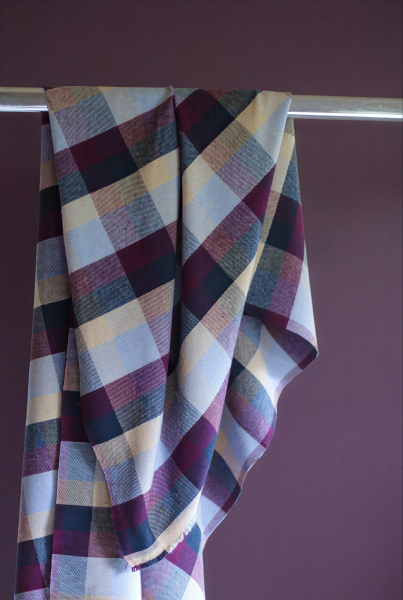 Struktur Baumwollstoff - Woodland Check - vero - Mind the Maker