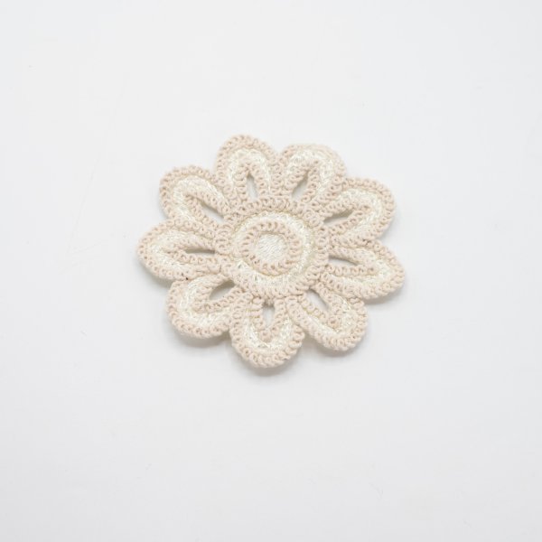 Applikation - Dala Flower - Aufnäher - natur