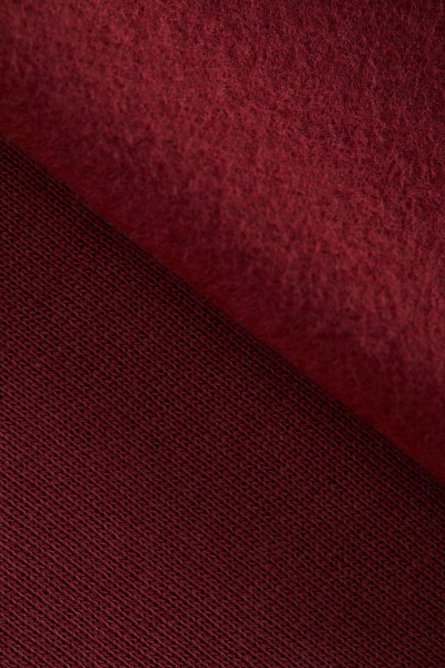 RESTSTÜCK 1,50m !!! - Organic Sweat - basic brushed - red - Mind the Maker